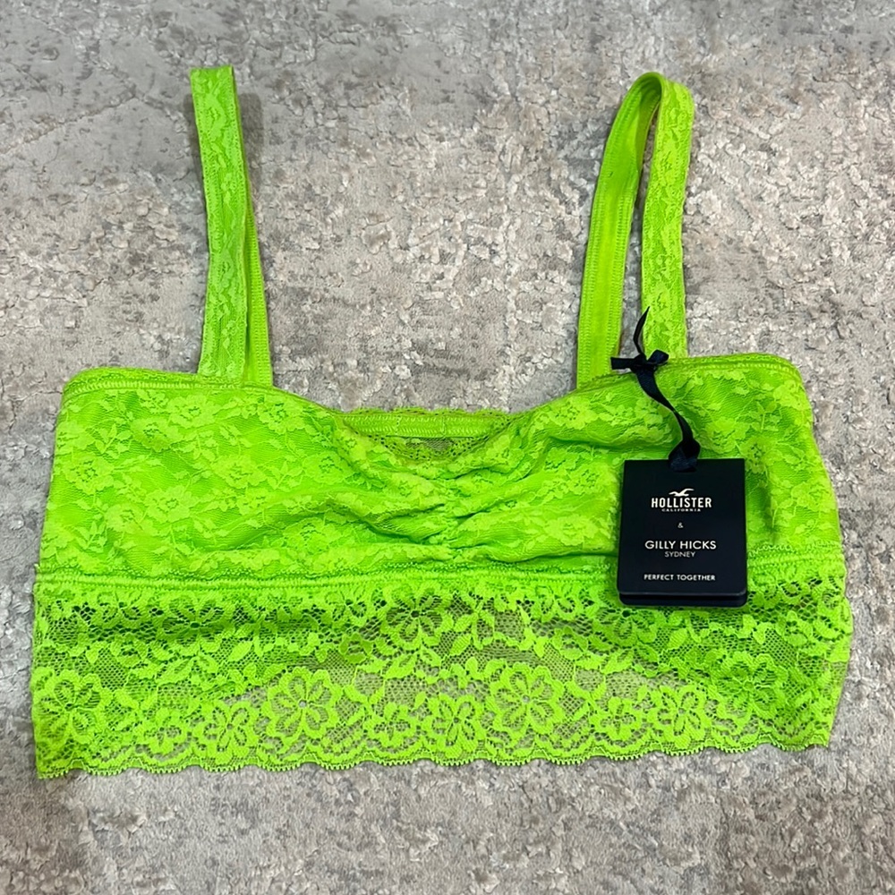 Gilly Hicks Neon Green Bralette